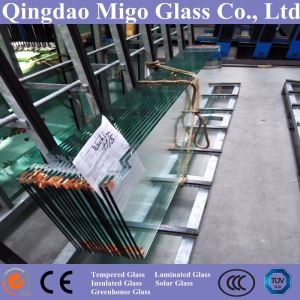 Drzwi ze szkła hartowanego z otworami