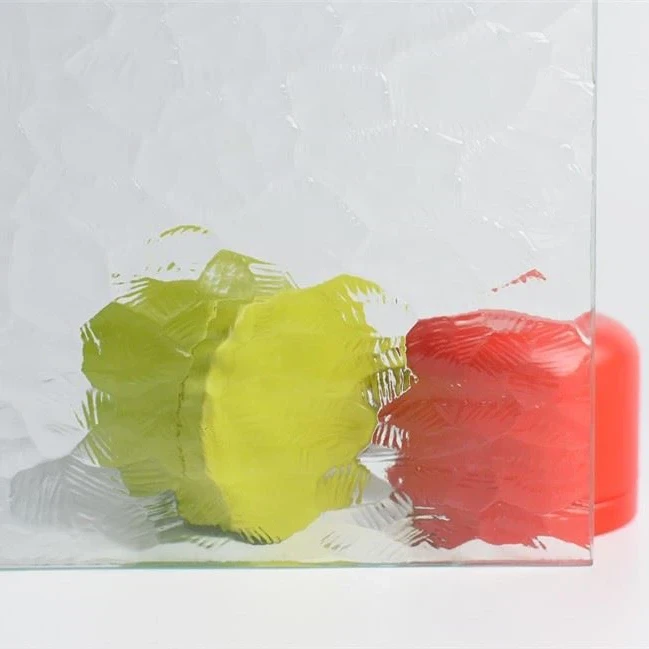 oceanic patterned glass