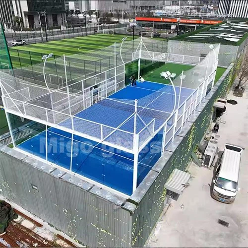 Ściana ze szkła bezpiecznego Padel Court