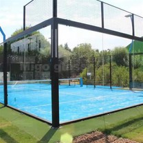 Bezpieczeństwo szklane ściany dla sądów padel