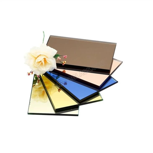 Arkusz szkła bezpiecznego z kolorowym lustrem